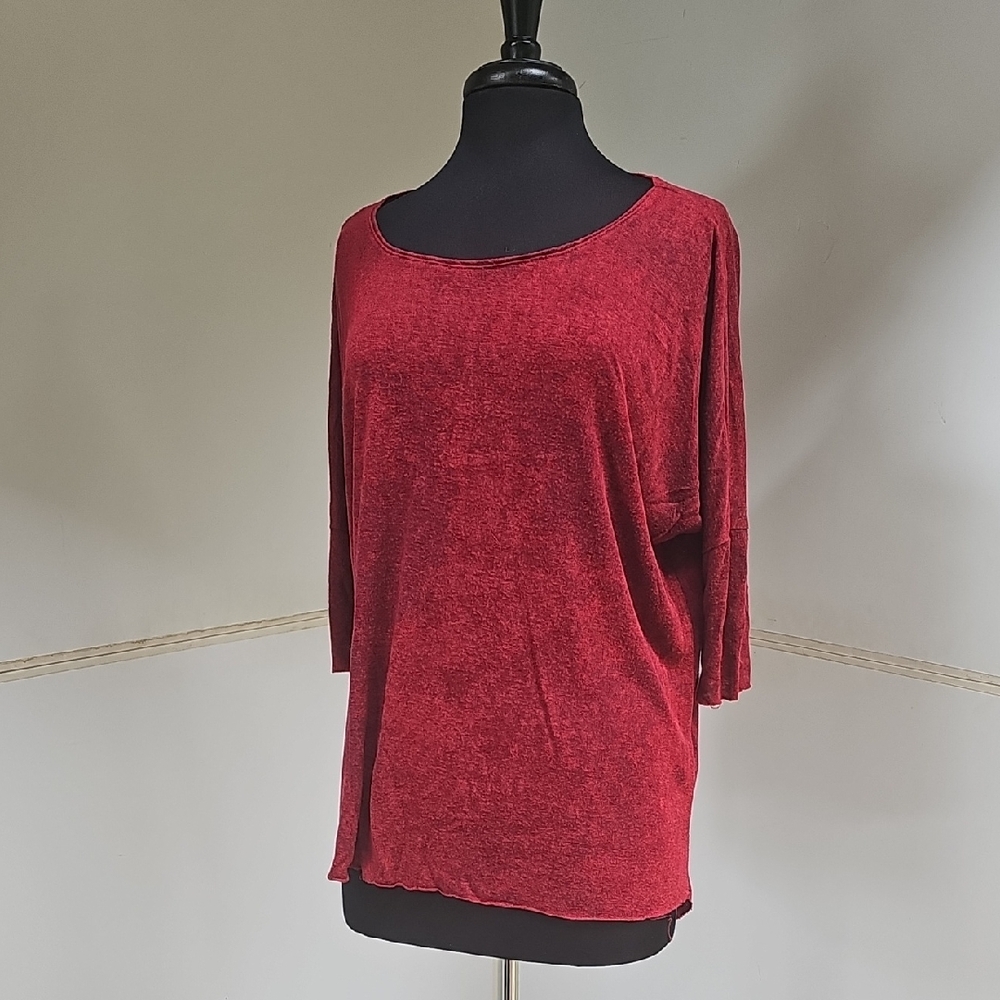 Angie Women's Rich Red Blouse